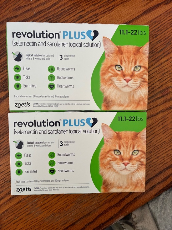 Other - Revolution Plus Cats 11-22 lbs 6 month supply flea and tick and ear mites